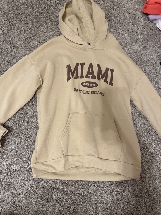 Jackets & Blazers - Miami Bay Point Estates Beige Hoodie